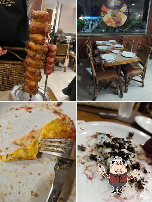 Platos en Casseroles pizzaria e galeteria