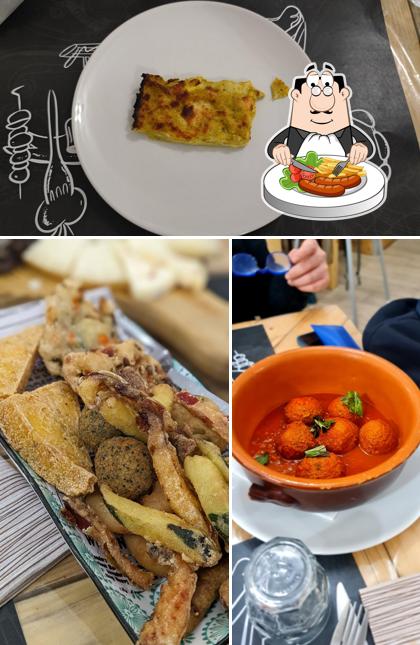 Platti al Ristorante sottosopra