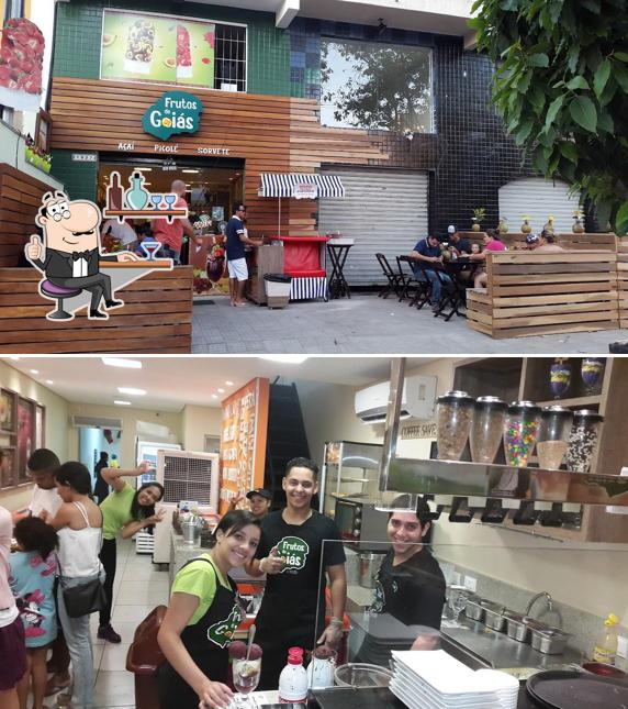 O interior do Trilhas da Amazônia Planalto - MG / Açaí, Sorvete e Picolés em BH