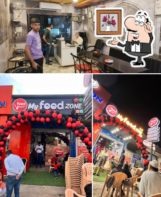 The interior of MY FOOD ZONE