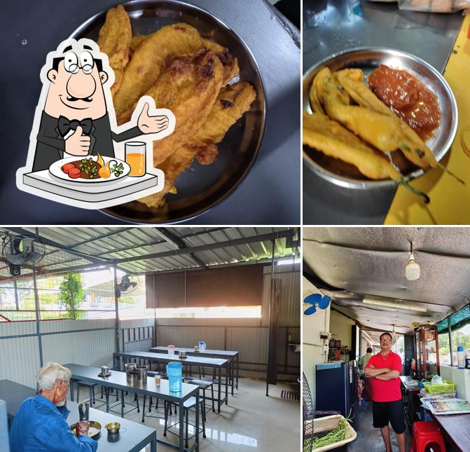 The photo of food and interior at Sandhya's coffee shop