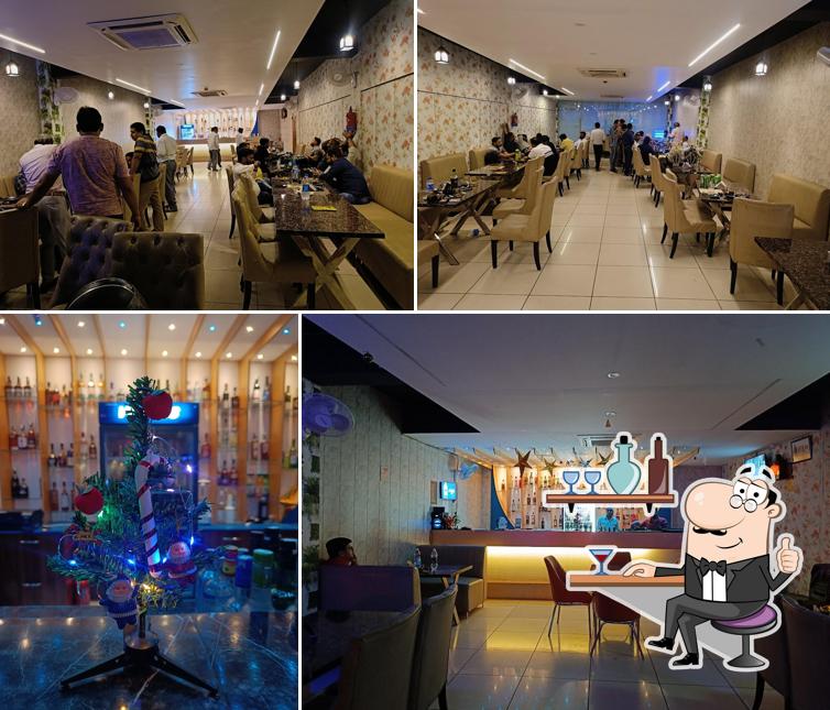 Check out how TRT BAR - The Rich Table Best Bar and Restaurant in Lucknow looks inside