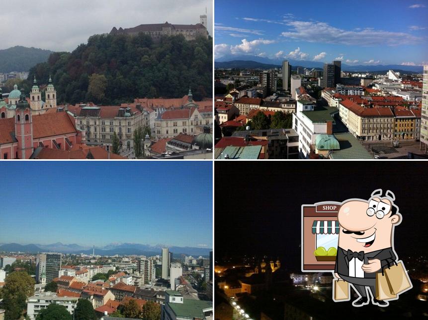 Puoi goderti l'aria fresca dal dehors di Caffe Nebotičnik