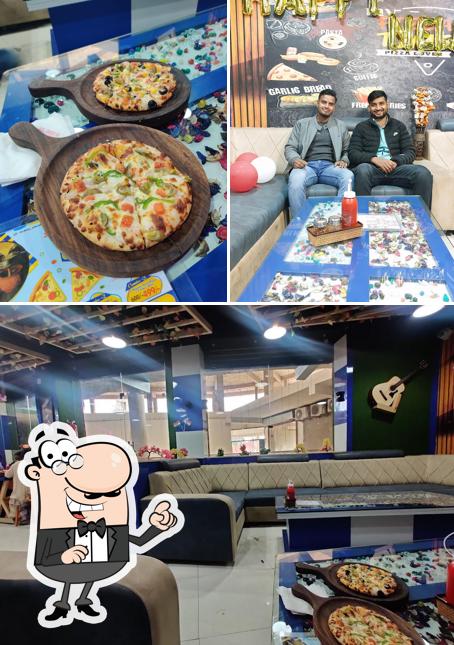 Among different things one can find interior and pizza at Dr Deo'z Pizza and Cafe