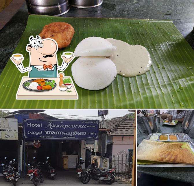 Food at Hotel Sri Annapoorna