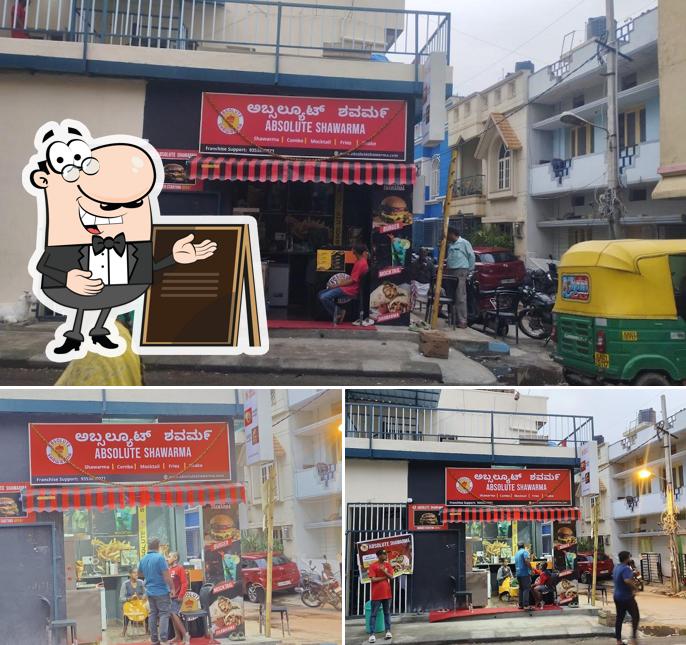 The exterior of ABSOLUTE SHAWARMA