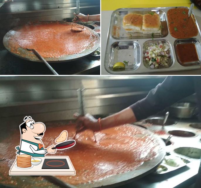 Pancakes at Bhurabhai Pavbhajiwala