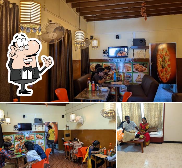 Take a seat at one of the tables at No.1 Hot Pizza