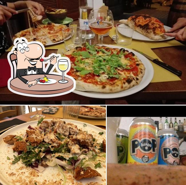 La foto di cibo e birra da L'Appennino