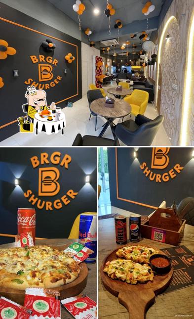 The picture of Brgr Shurger Patiala Pizzas, Wraps, Pasta, Starters, Subs , Shakes ,Breakfast Omelets & More’s food and interior