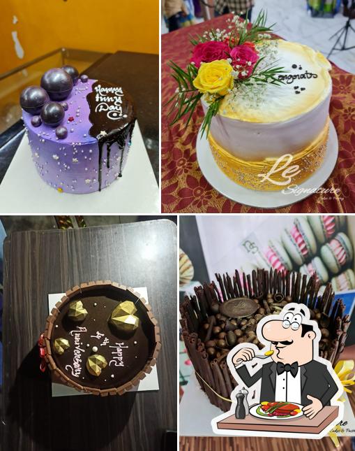 Meals at Le Signature cake studio
