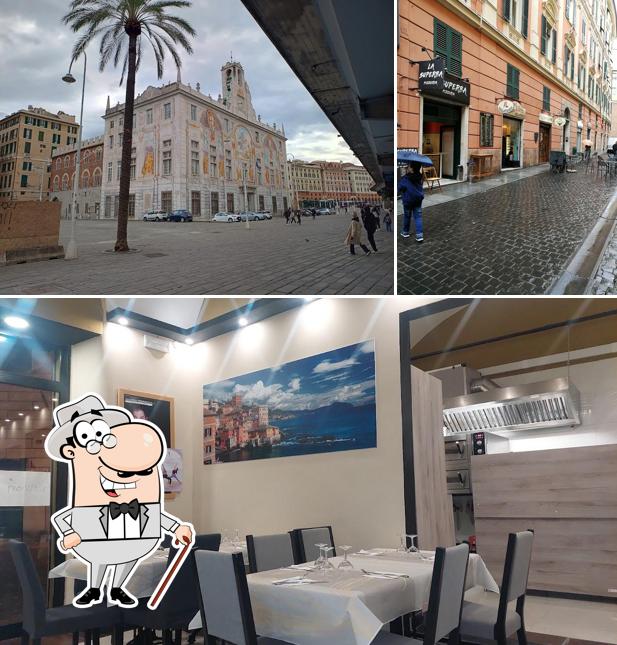 Questa è la foto che presenta la esterno e interni di Pizzeria La Superba