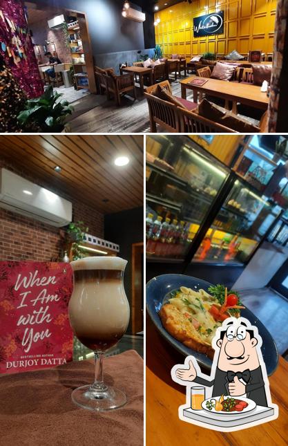 Among different things one can find food and interior at White Feather