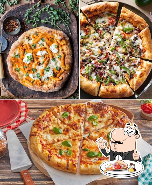 Order different types of pizza