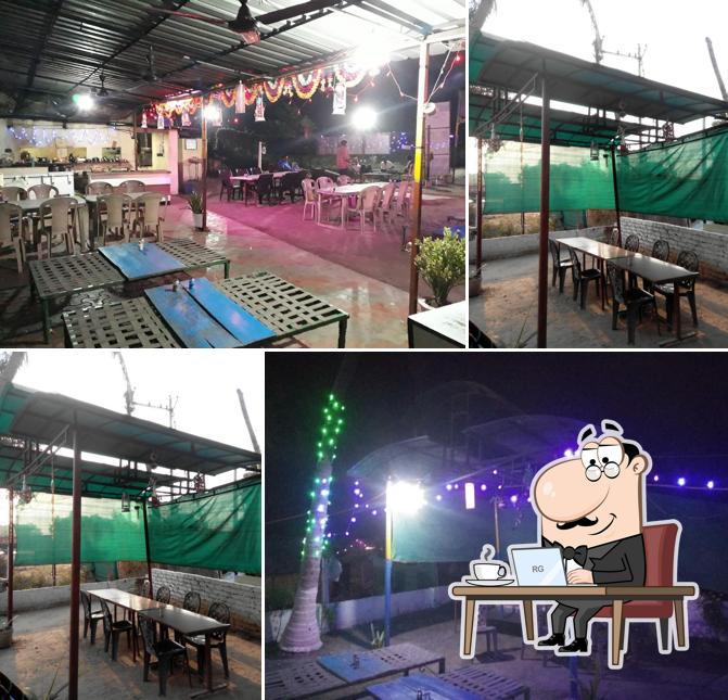 The interior of Purohit Panchavati Hotel