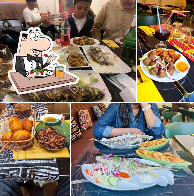 Platti al Ristorante Malaika