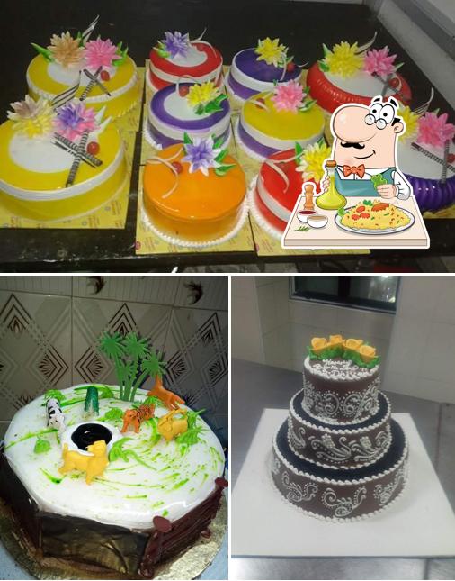 Food at SN Bakery cake shop