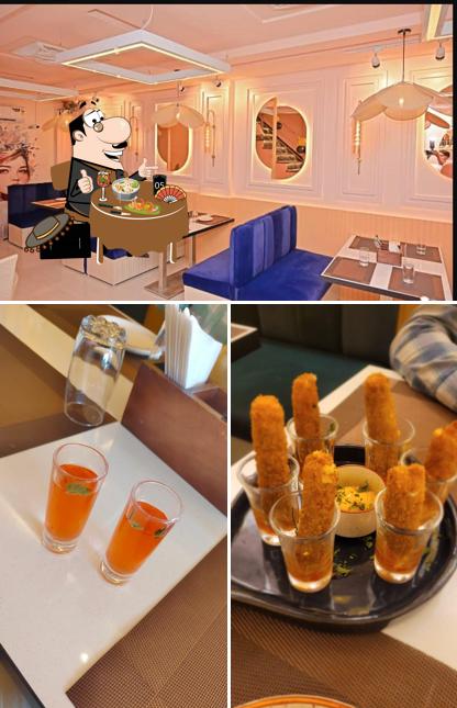 The picture of food and interior at ZOCA Cafe
