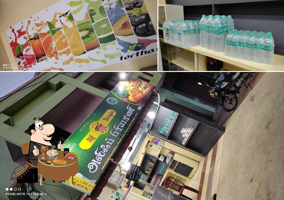 The image of Alif Biriyani’s food and interior