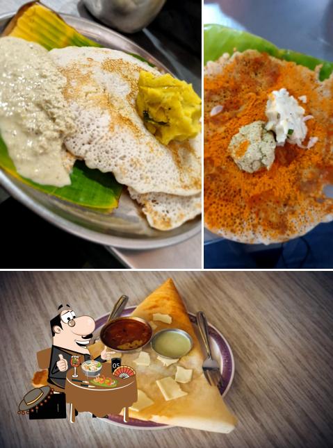 Food at Davanagere Benne Dose Hotel