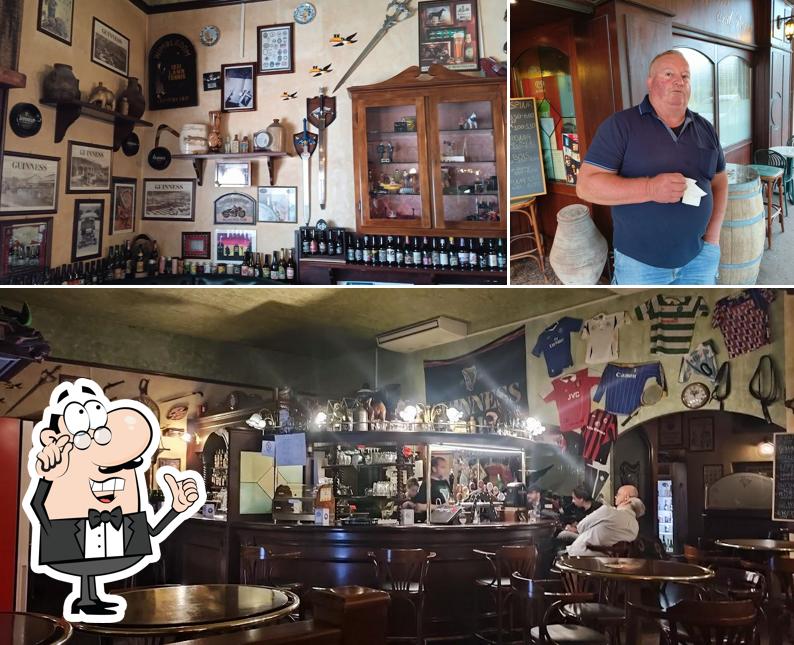 Gli interni di Claddagh pub