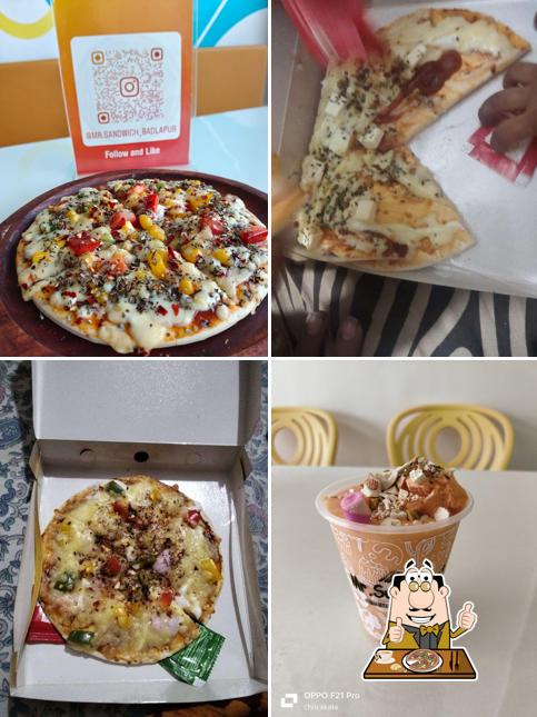Pick pizza at Mr.sandwich