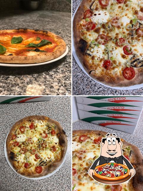A Pizzeria d'asporto La Colonna, puoi provare una bella pizza