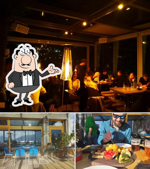 Gli interni di Porto Bello! Ristorantino alla Foce di Lugano!