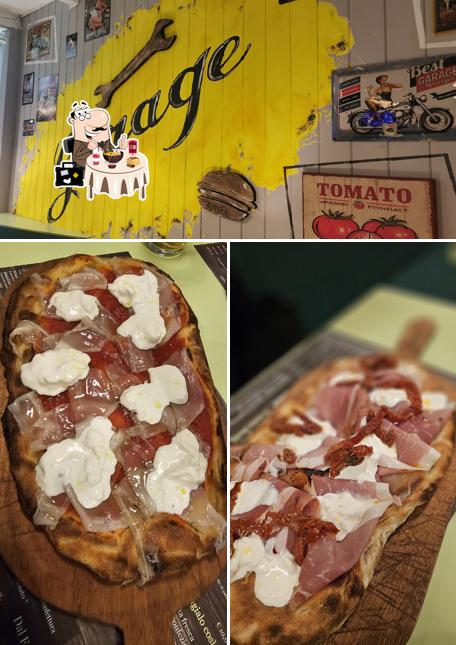 La cibo e esterno del ristorante