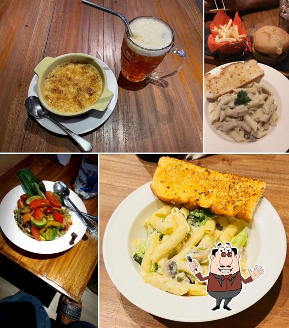 Creme brulee at Turf Cafe