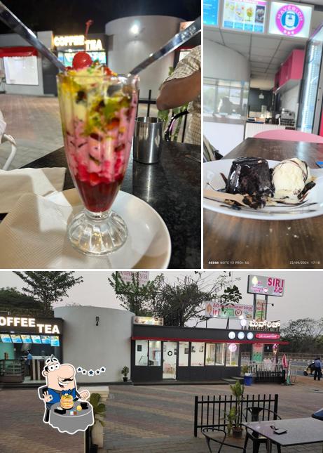 Among various things one can find food and interior at MAVERICH CAFE