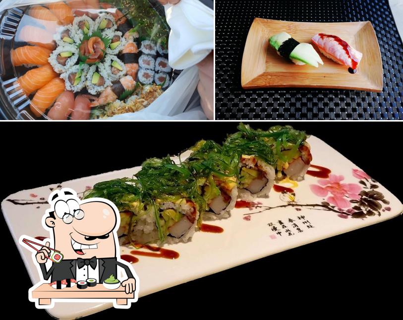Scegli le varie opzioni di sushi