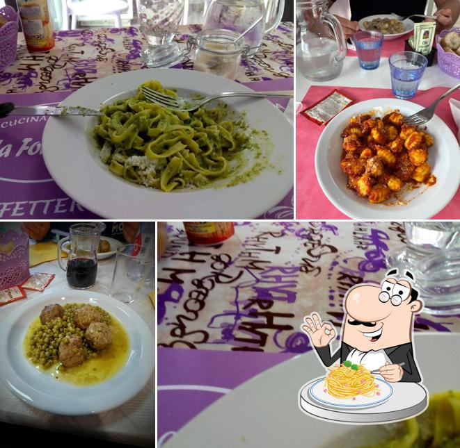 Spaghetti alla carbonara al BAR LA FORNARINA VADO LIGURE VIA PIAVE 60