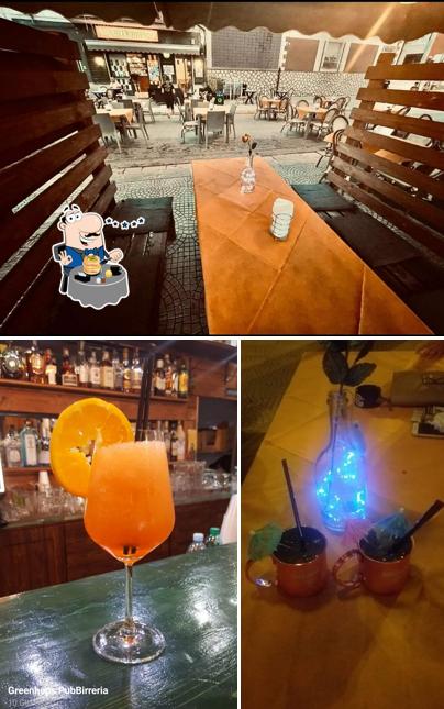 Bar Pub paninoteca Green Hops si caratterizza per la cibo e interni