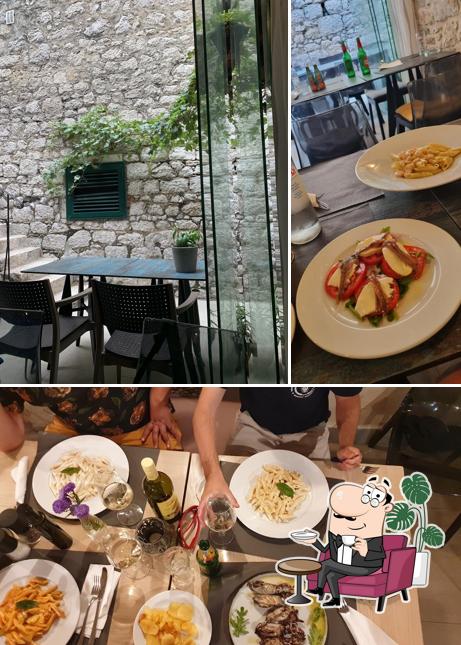 Gli interni di Konoba Joskan