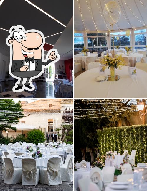 Gli interni di Villa Fortugno