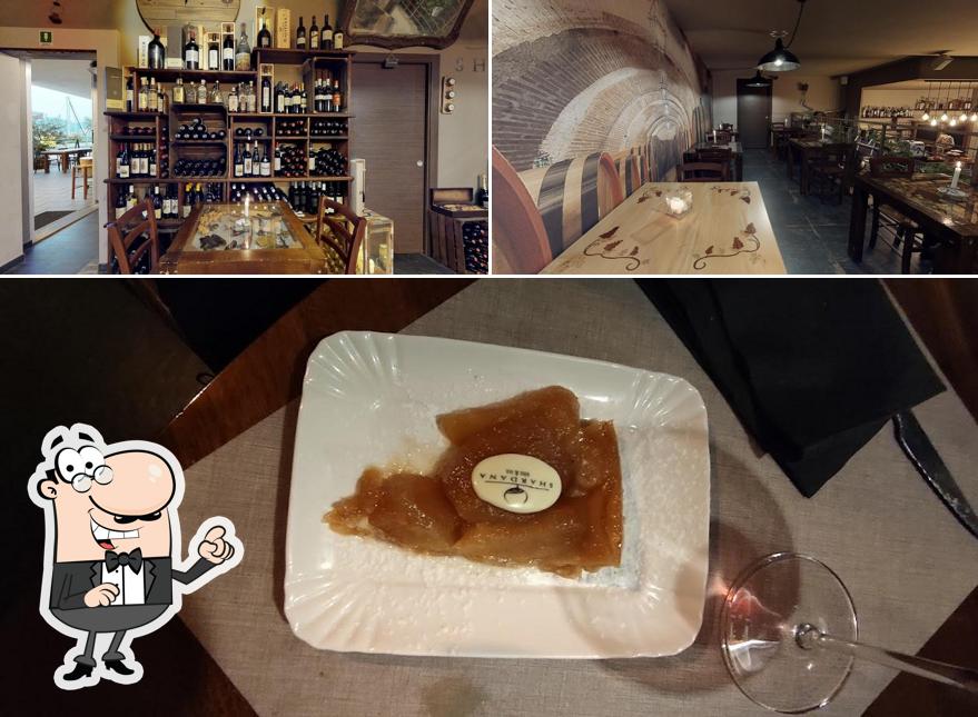 La foto di interni e cibo da Shardana Wine & Sea