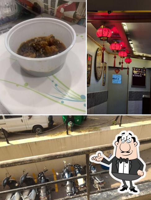 Take a seat at one of the tables at Chung Faa Restaurant