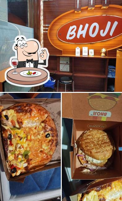 Take a look at the picture displaying food and interior at BHOJI