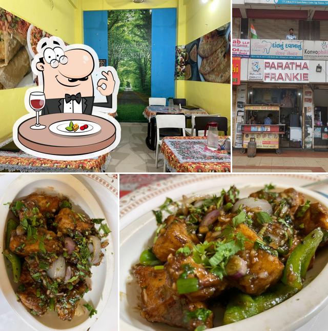 Pork chop at paratha & Frankie Hub