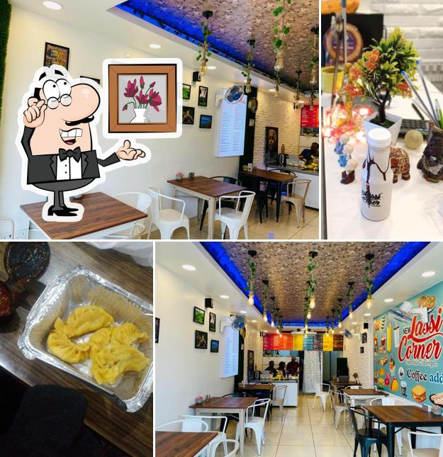 The interior of New Lassi Corner - Coffee Adda