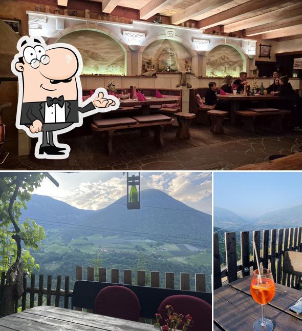 Gli interni di Gasthaus Rafflerhof