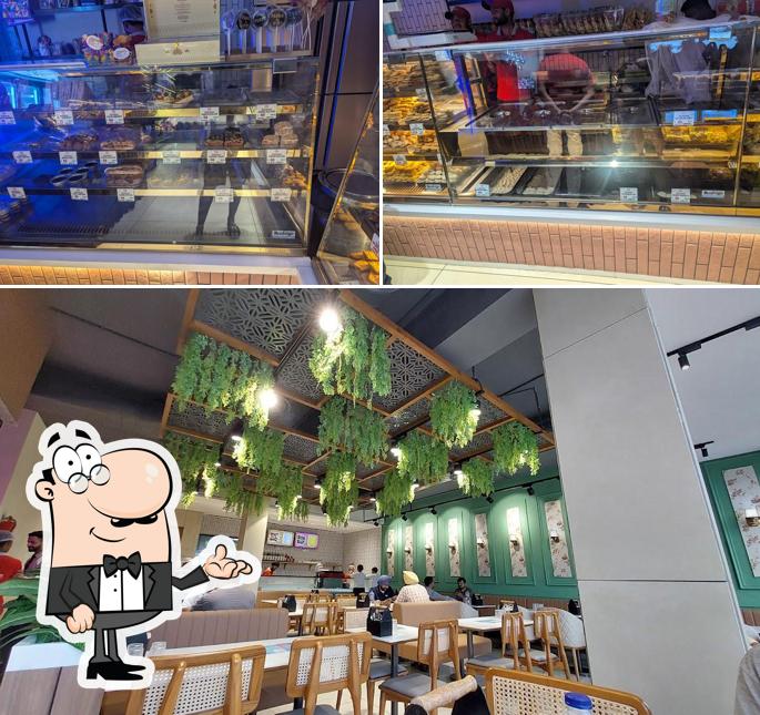 Among various things one can find interior and food at Harman Sweets and Bakers