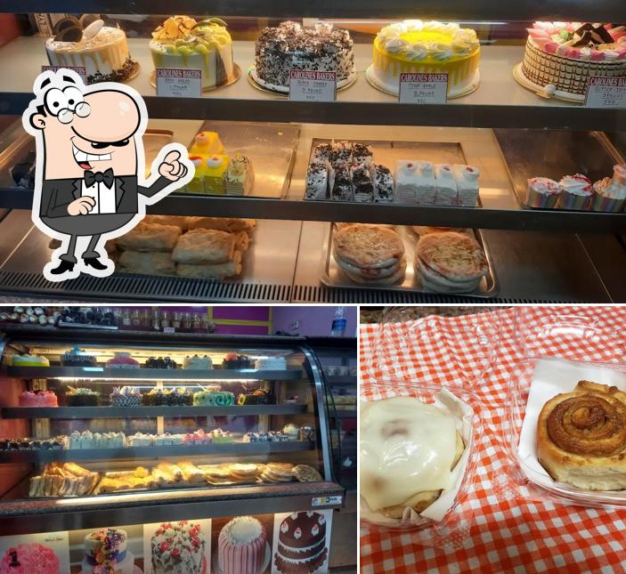 The interior of Carolines Bakers And Confectioners