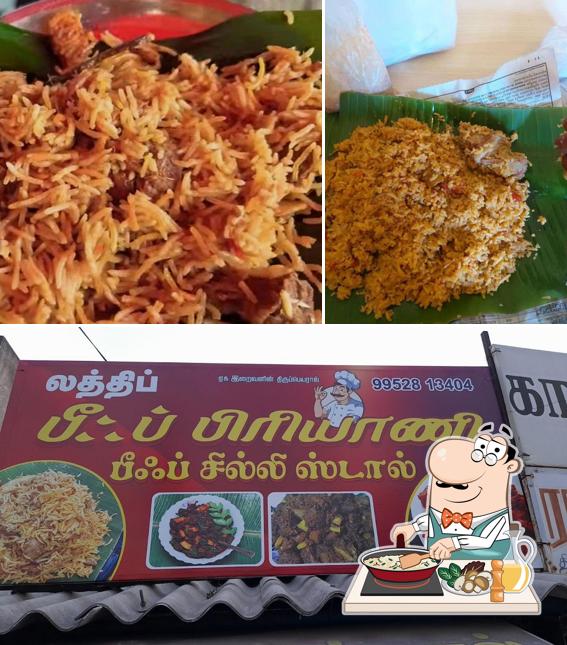 Fried rice at Latheef beef biriyani and chilli stall