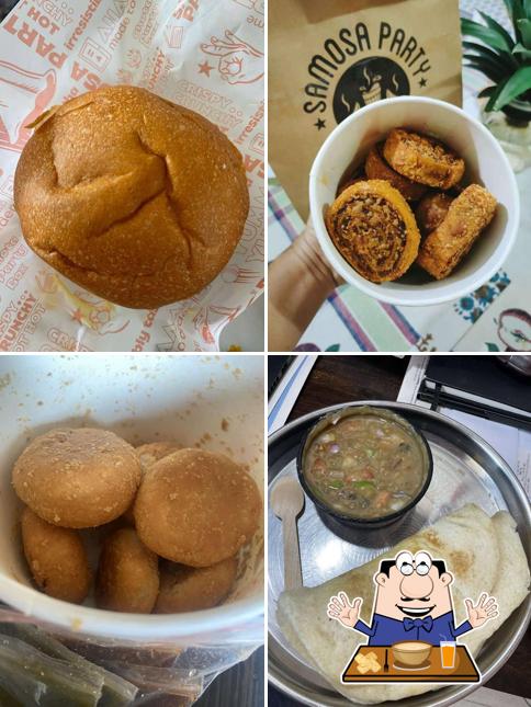 Food at Samosa Party