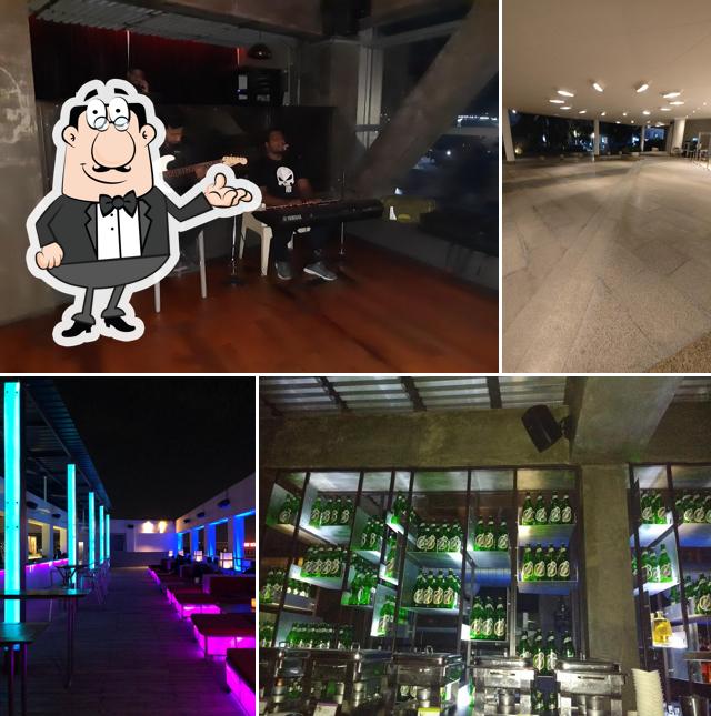 The interior of The Sky Lounge