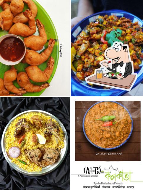 Food at A+B Whole Square = Kolkata