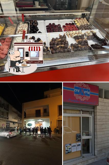 Guarda la foto che mostra la esterno e interni di Cremeria Moscara