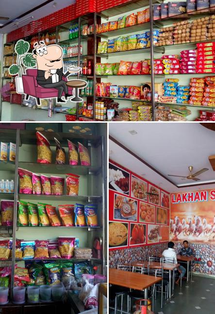 The interior of Lakhan Sweet And Fast Food
